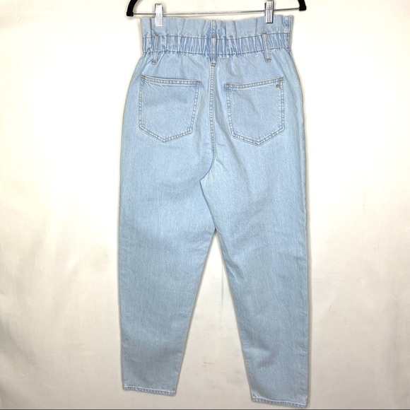 MADEWELL 90"s Paperbag Mom Jeans High Elastic Waist 27 - Picture 9 of 10